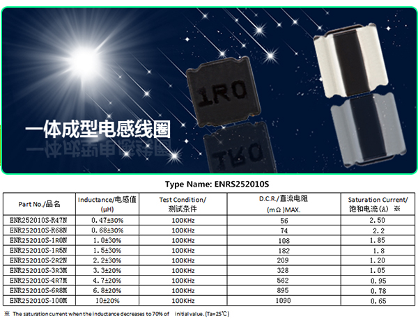 一體成型電感線圈規格